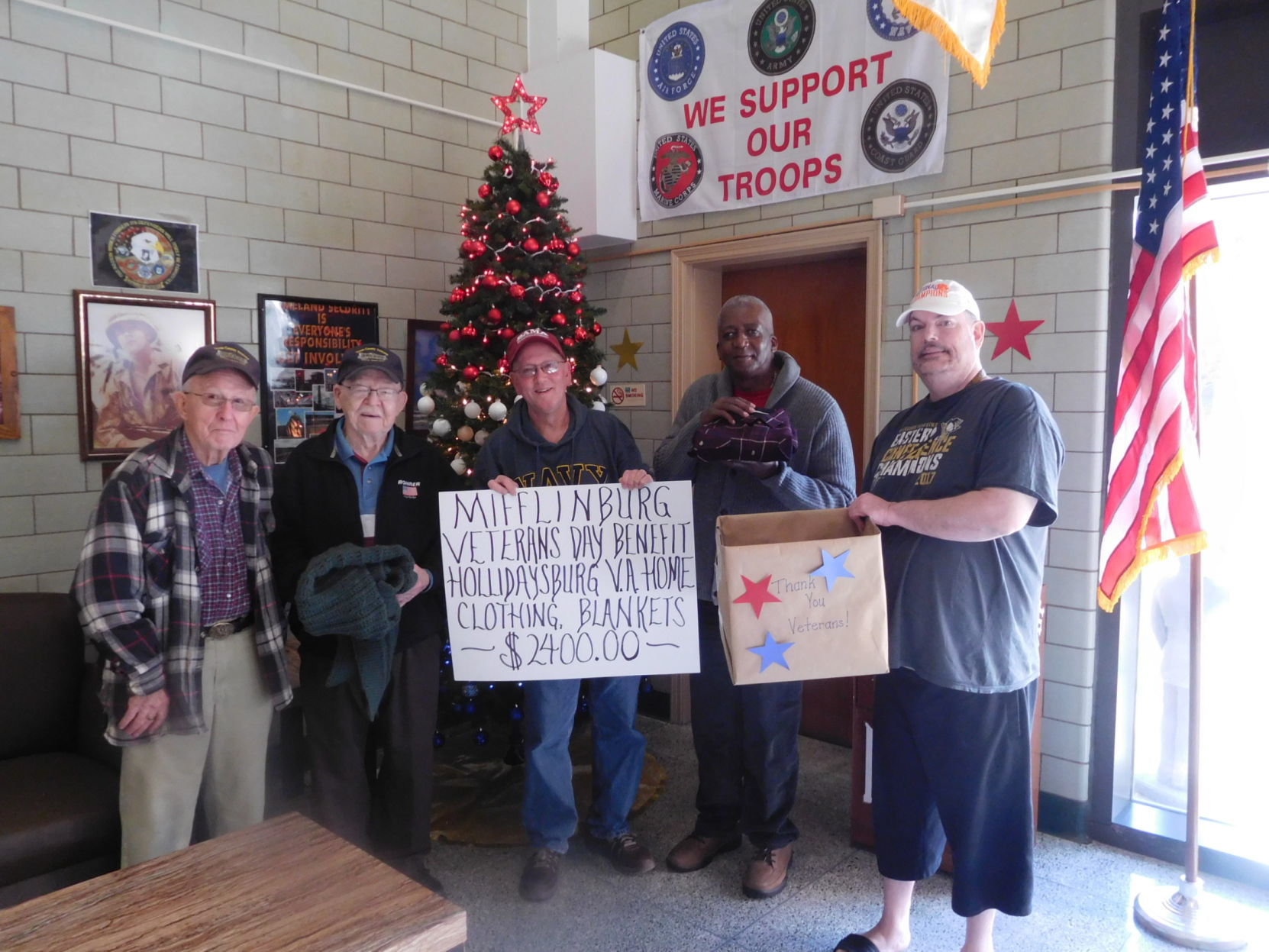 Veterans Home delivery made